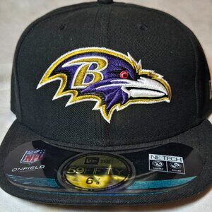 NWT NFL New Era 59Fifty Baltimore Ravens Hat Authentic On-Field Cap ALL SIZES